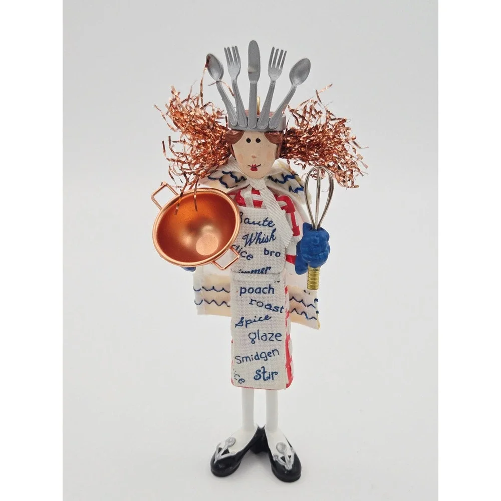 2004 Hallmark Keepsake The Queen of Cuisine Ornament Chef Whimsical Kitchen